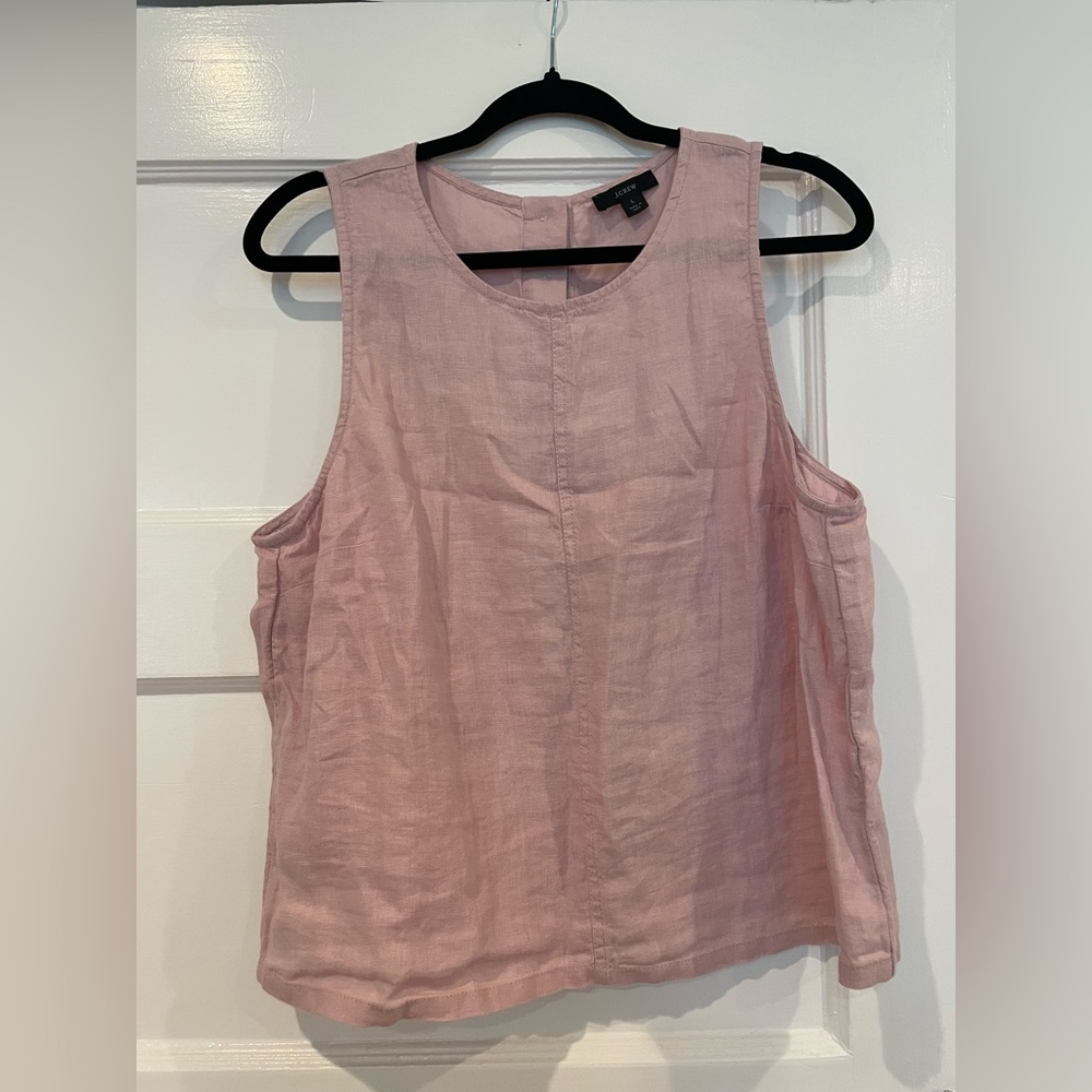 J. Crew linen tank top